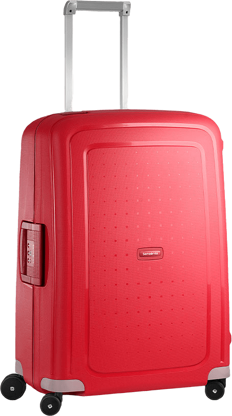 S´cure resväska spinner 69 cm, från Samsonite, i färgen Crimson Red.