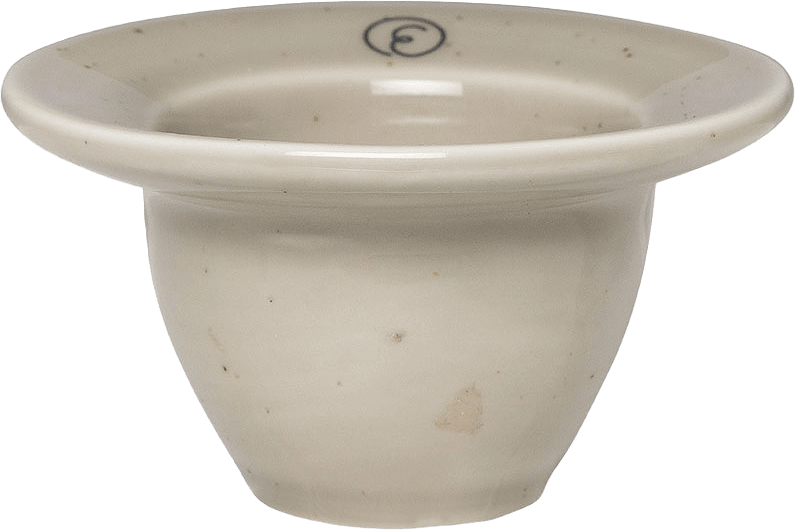 Äggkopp porslin, från ERNST, i färgen Sand.