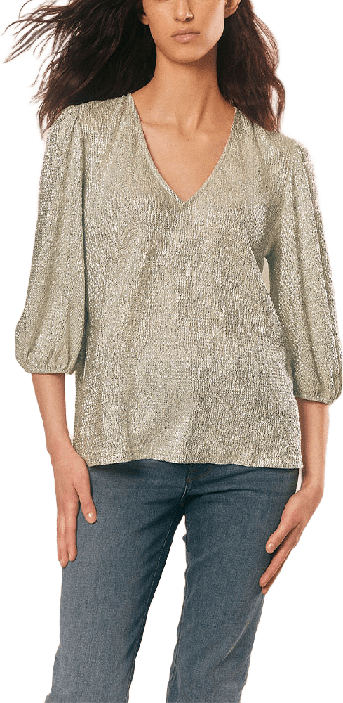 Ashley Top, från Ida Sjöstedt, i färgen Sage Green Shimmer.