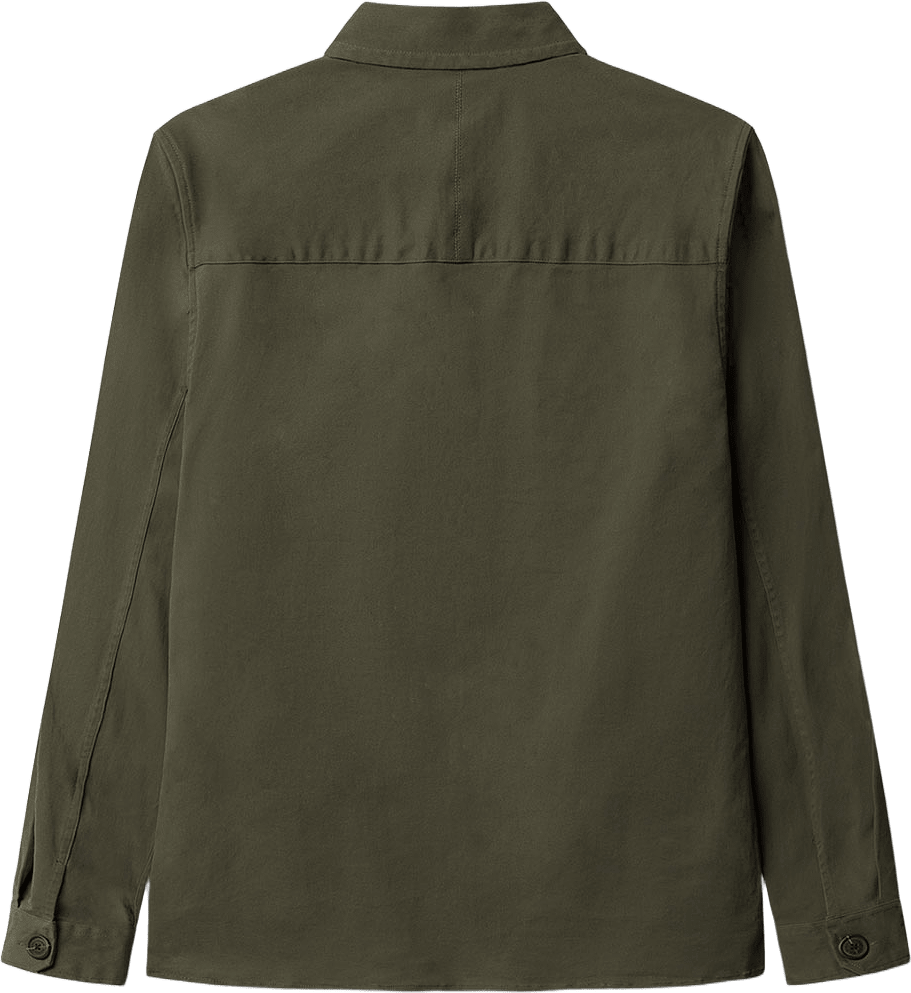 Topper LS Shirt Overshirt, från GABBA, i färgen Army.