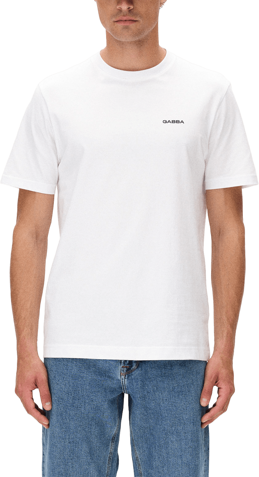 Dune Logo SS GOTS T-shirt S/S, från GABBA, i färgen White.