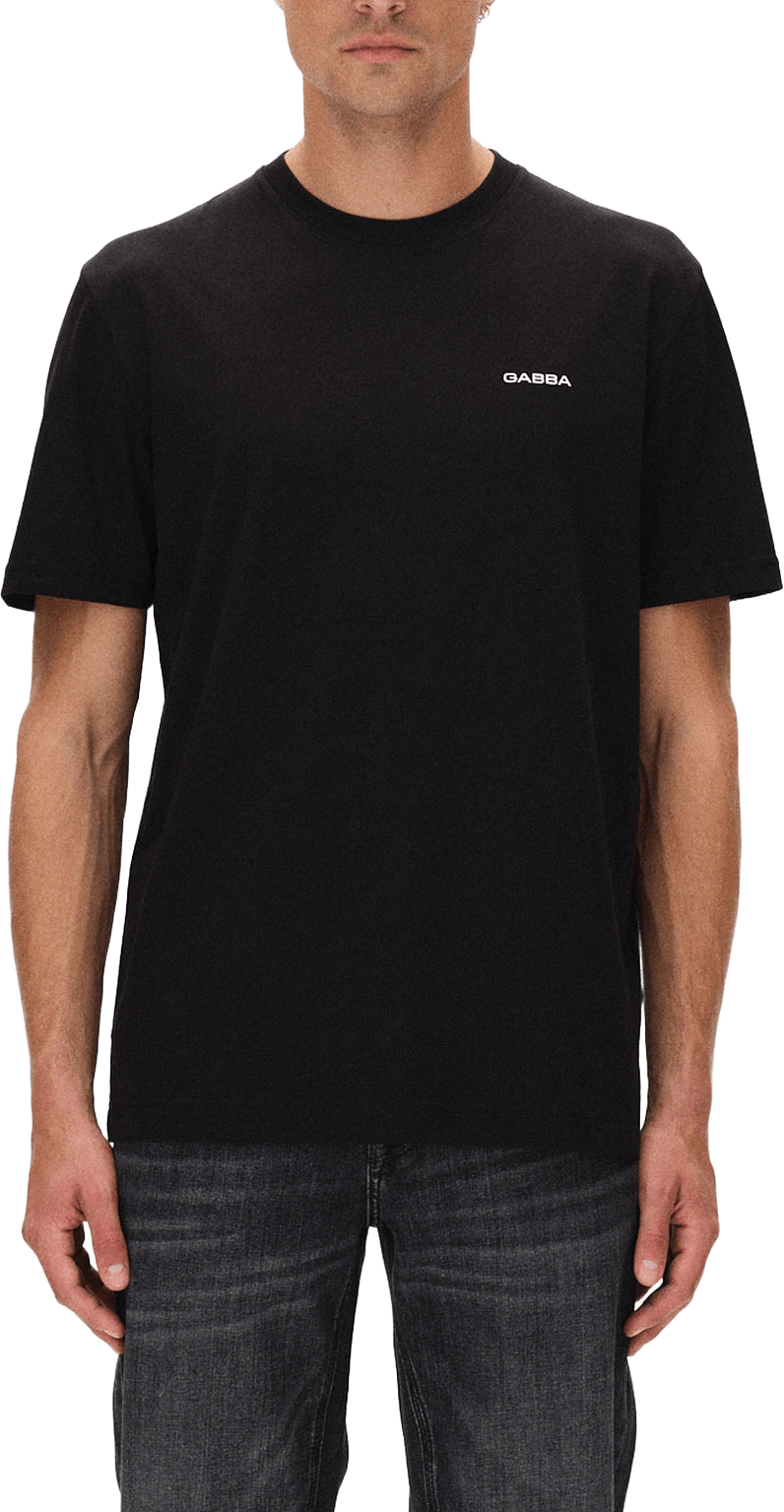 Dune Logo SS GOTS T-shirt S/S, från GABBA, i färgen Black.