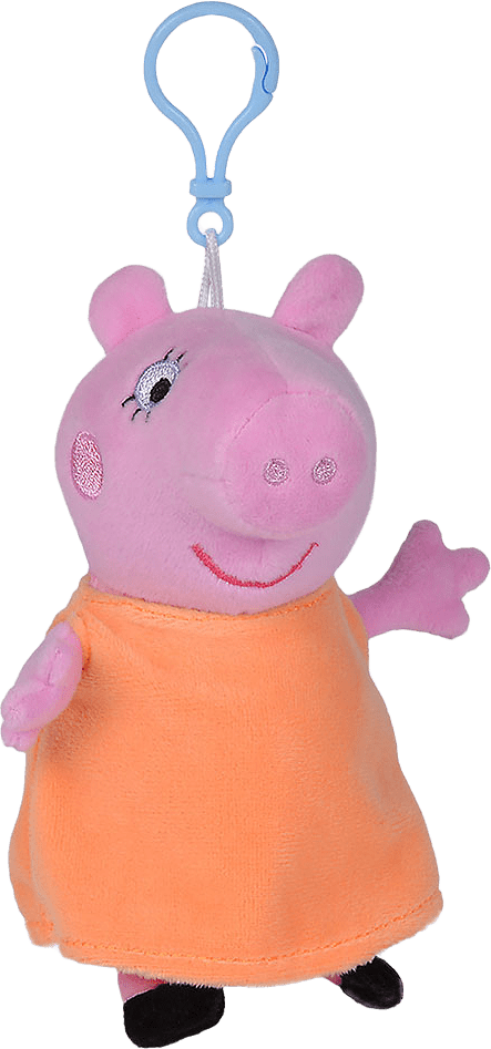 Greta Gris Plysch Nyckelring, från Simba, i färgen Multicolor.