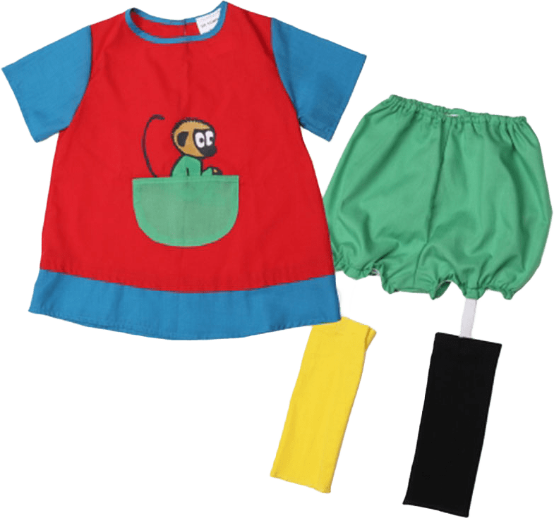 Pippi utklädningskläder, 2-4 ÅR, från PIPPI, i färgen Multi.