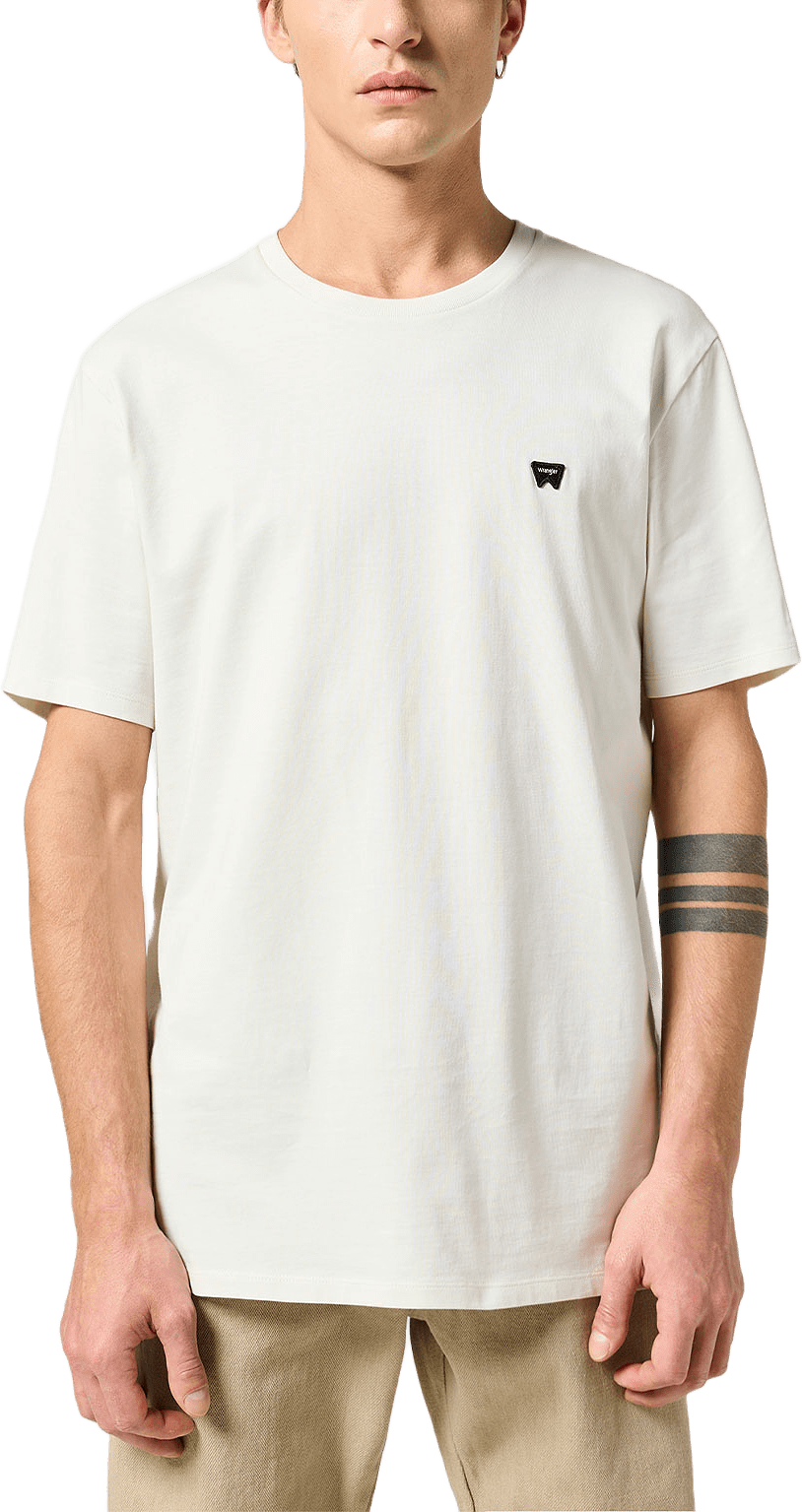 Sign Off Tee, från Wrangler, i färgen Vintage White.