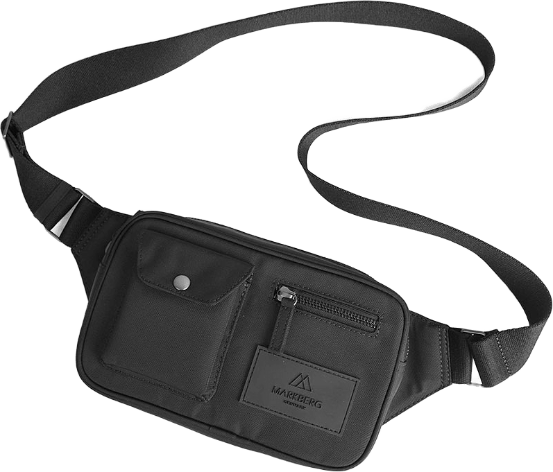 DarlaMBG Monochrome Bum Bag, från Markberg, i färgen Black.