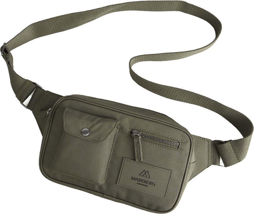 DarlaMBG Monochrome Bum Bag, från Markberg, i färgen Dark Olive.
