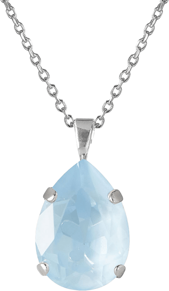 Mini Drop Necklace, från Caroline Svedbom, i färgen Sky Ignite.