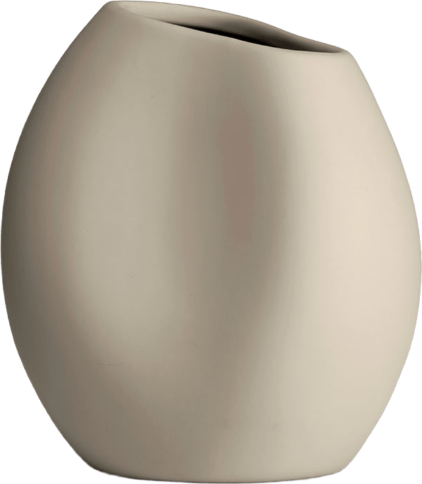 Lee Vase 18cm Sand, från Cooee, i färgen Sand.