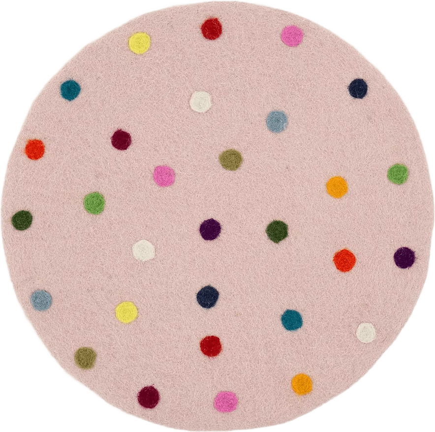 FELT DOT MULTI Sittdyna, från A World of Craft, i färgen Multi.