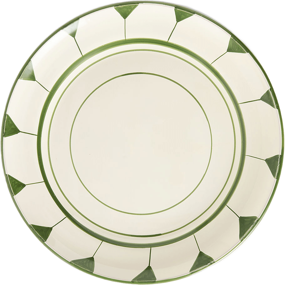 Uppläggningsfat, från Benegiamo, i färgen Olivgrön.