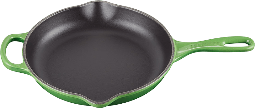 Stekpanna Gjutjärn 23 cm Bamboo Green, från Le Creuset, i färgen Bamboo Green.