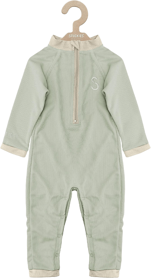 Easy change UPF 50+ UV dräkt, från Stuckies, i färgen Sage.