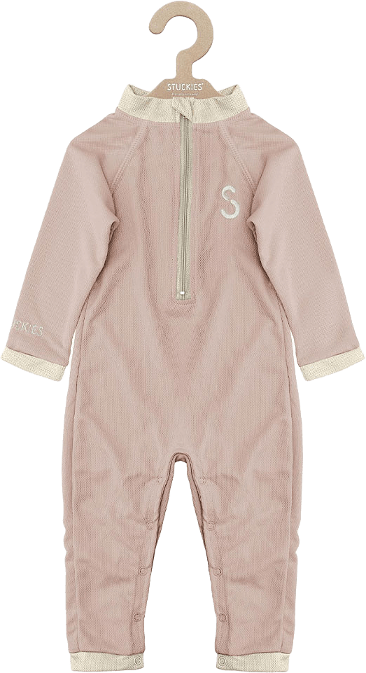 Easy change UPF 50+ UV dräkt, från Stuckies, i färgen Dusty Coral.