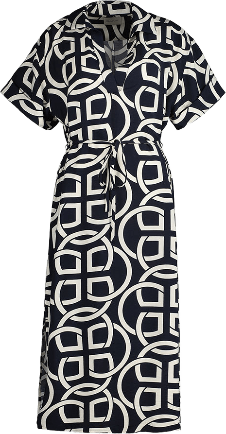 REL MONOGRAM PRINT SS CAFTAN