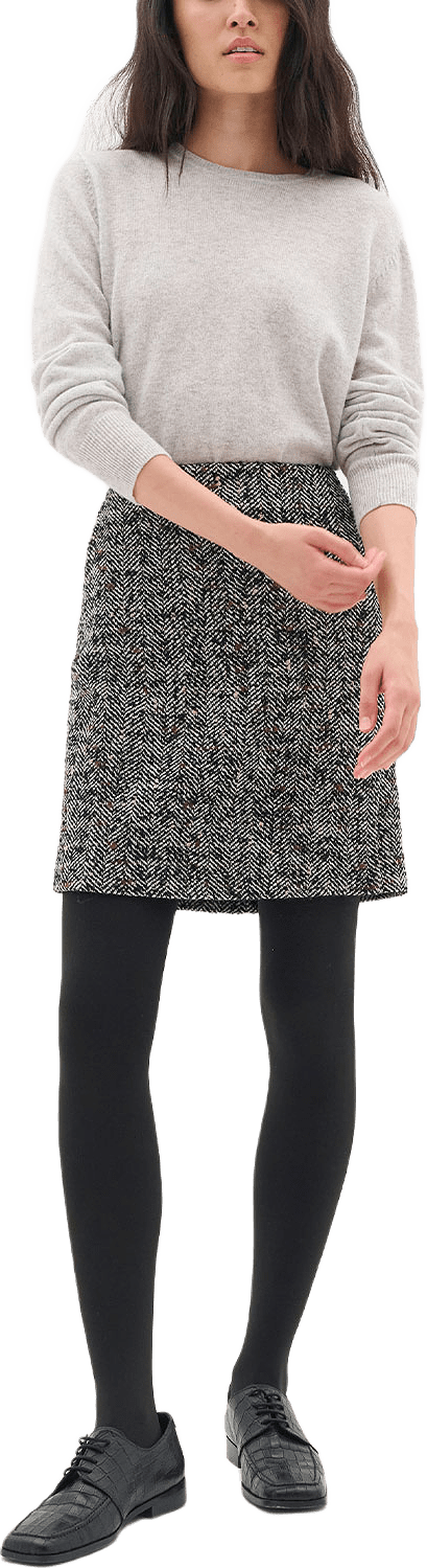 KielaIW Skirt, från Inwear, i färgen Black / White.