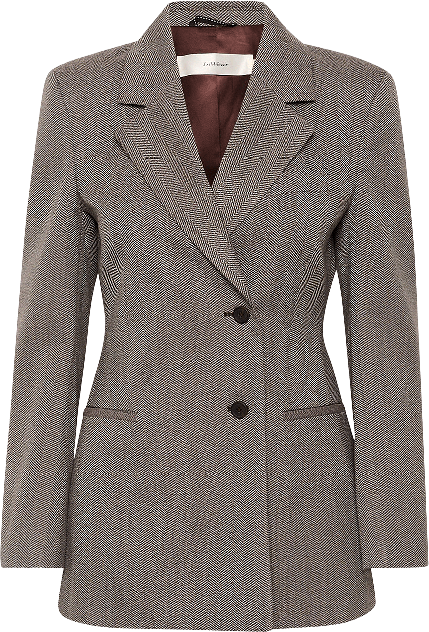 KahlaIW Blazer, från Inwear, i färgen Brown Puce.