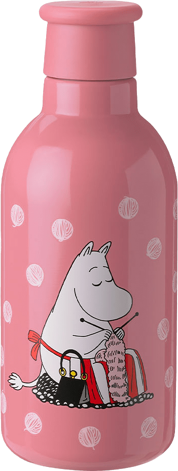 Moomin ABC termosflaska 0.5 l., från Rig-tig, i färgen Moomin Knitting.