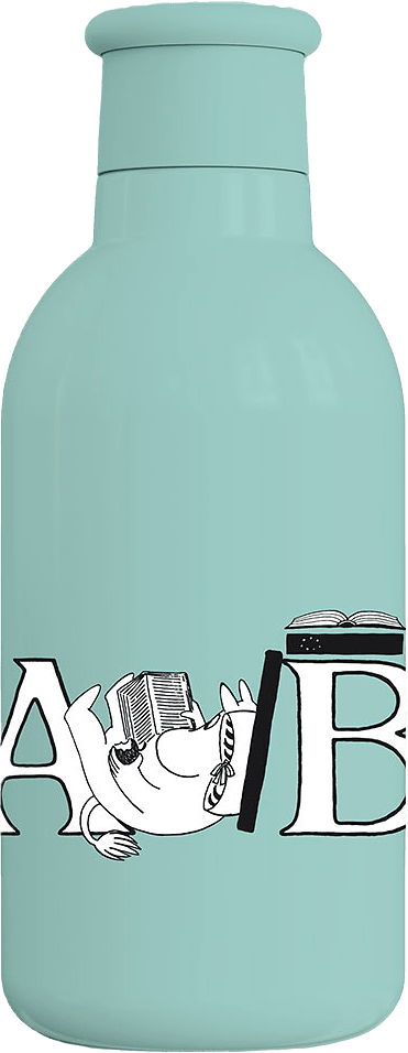 Moomin ABC termosflaska 0.5 l., från Rig-tig, i färgen Moomin Turqouise.