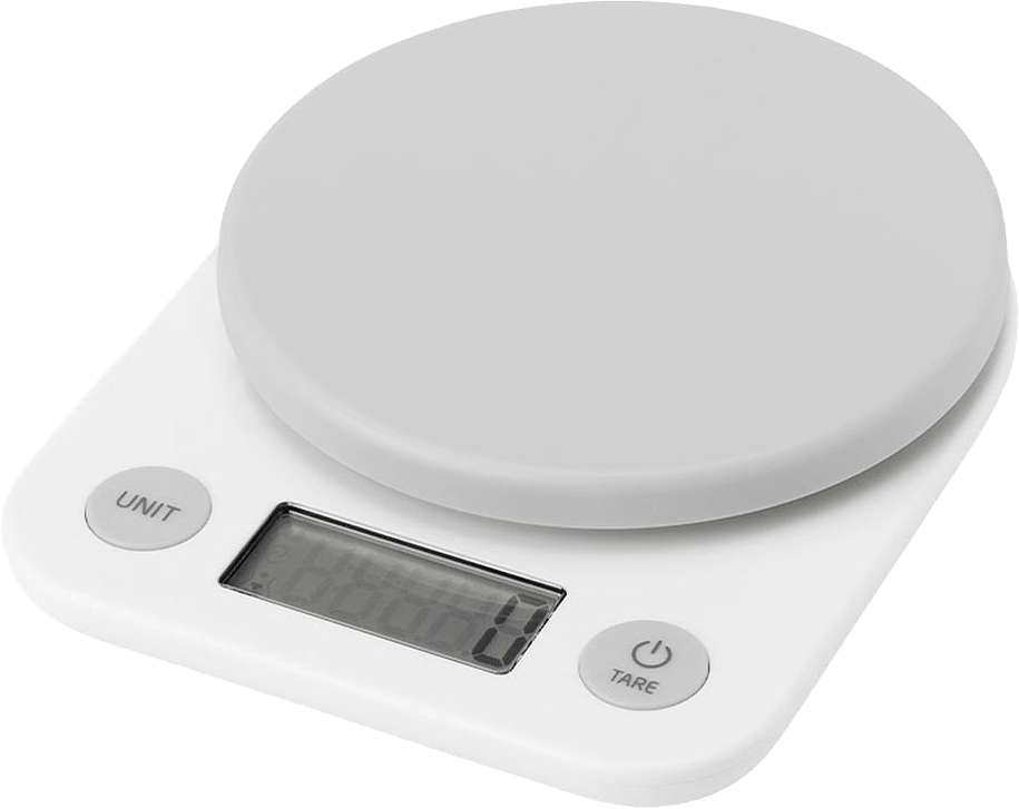 FOODIE köksvåg, från Rig-tig, i färgen White.