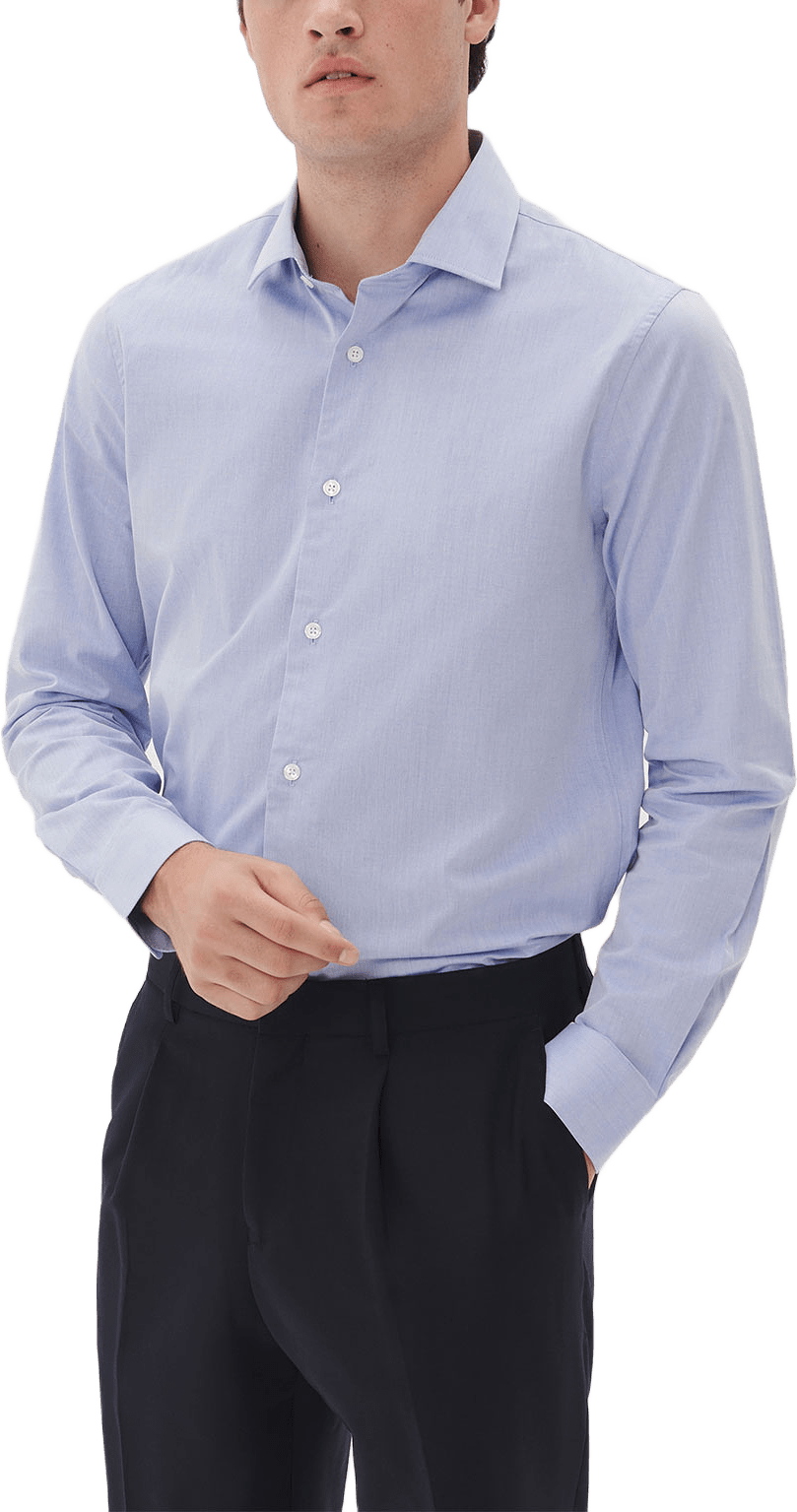 MATrostol Shirt, från Matinique, i färgen Chambray Blue.