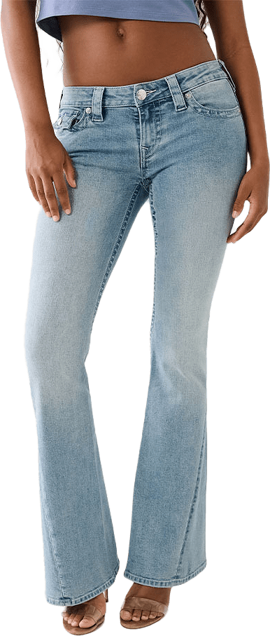 JOEY LOW RISE FLARE, från True Religion, i färgen Peak Spot.