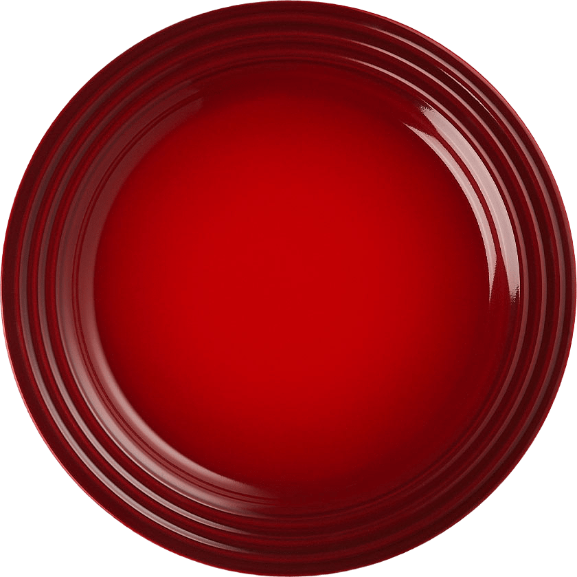 Tallrik Signature stengods 22 cm Cerise, från Le Creuset, i färgen Cerise.