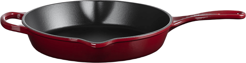 Djup Stekpanna Gjutjärn 26 cm 2L, från Le Creuset, i färgen Garnet.