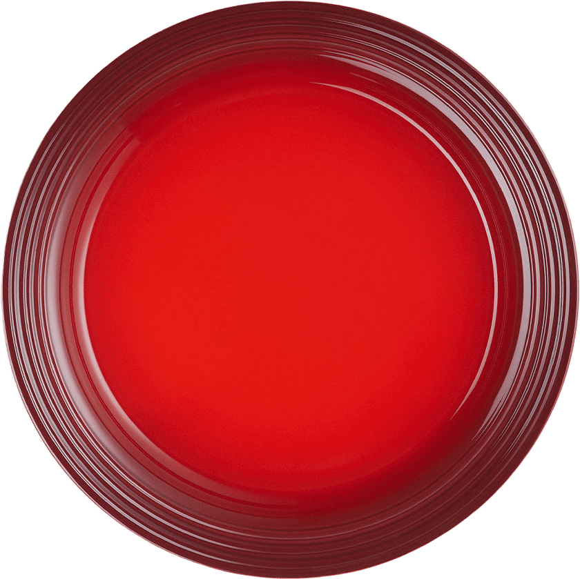 Middagstallrik Signature stengods 27 cm Cerise, från Le Creuset, i färgen Cerise.