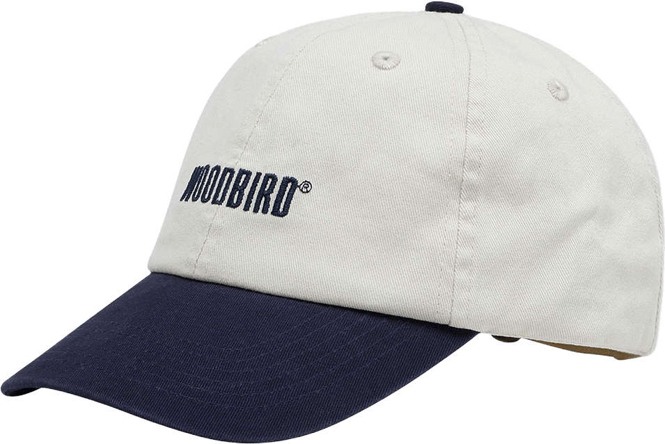 Core Twill Cap, från Woodbird, i färgen Light Sand.