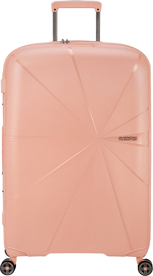 Starvibe Spinner 77 cm, från American Tourister, i färgen Metallic Peach.