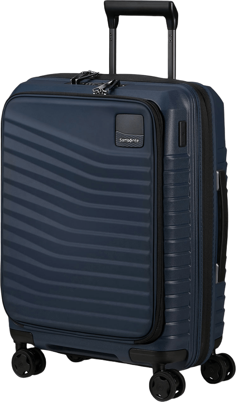 Intuo expanderbar kabinväska 55 cm Easy access, från Samsonite, i färgen Blue Nights.