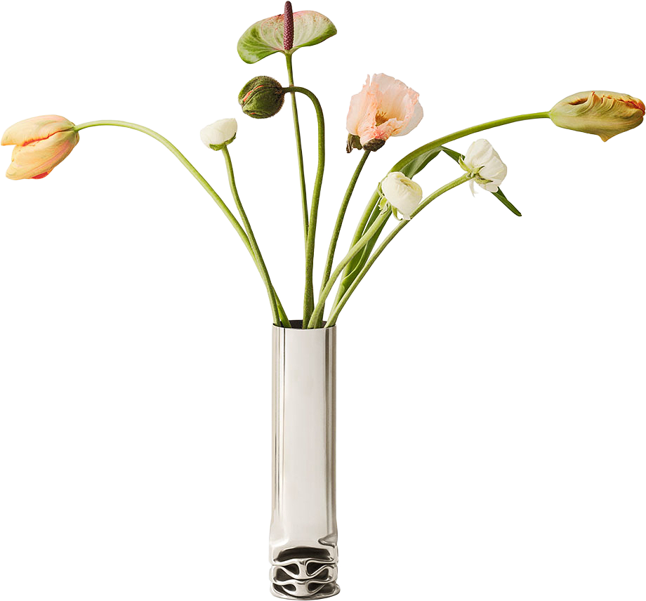 Hydraulic Vase, från Design House Stockholm, i färgen Stainless Steel.