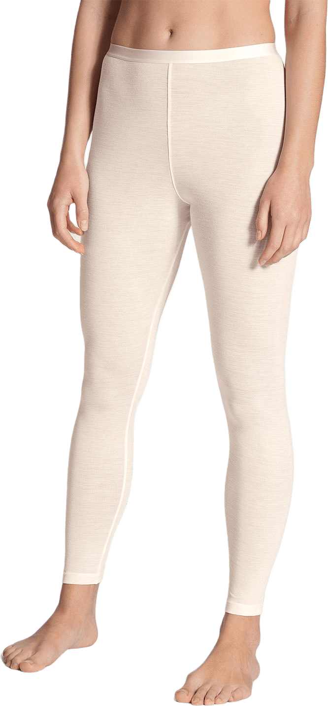 Ull Siden Långkalsonger True Confidence 27435, från Calida, i färgen Light Ivory.