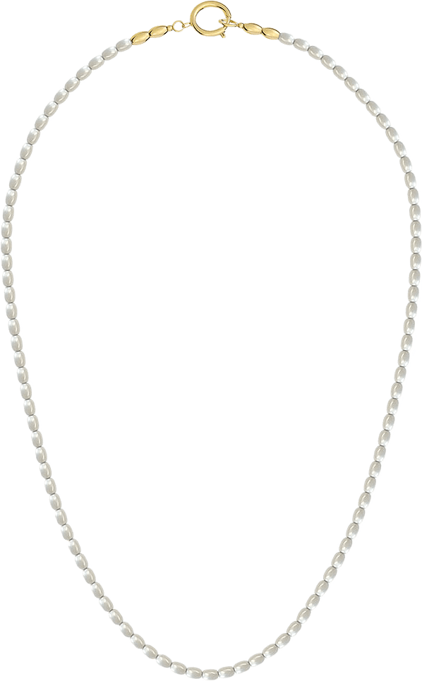 Cabo Necklace Pearl Gold