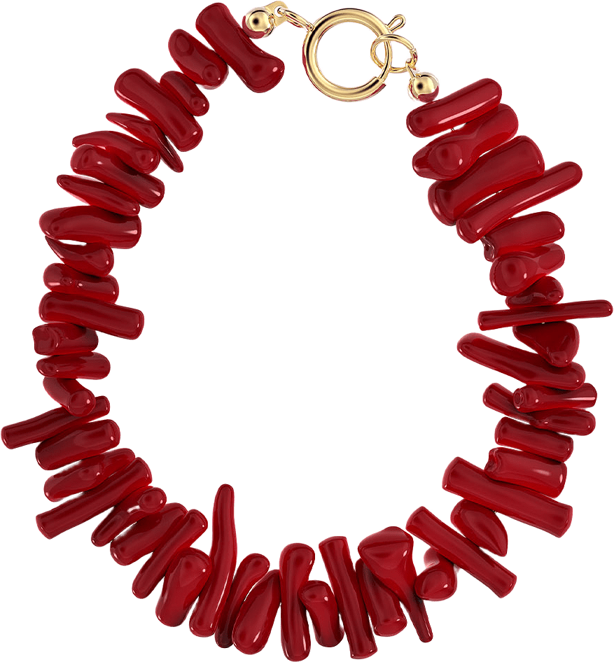 Riviera Bracelet Red Gold