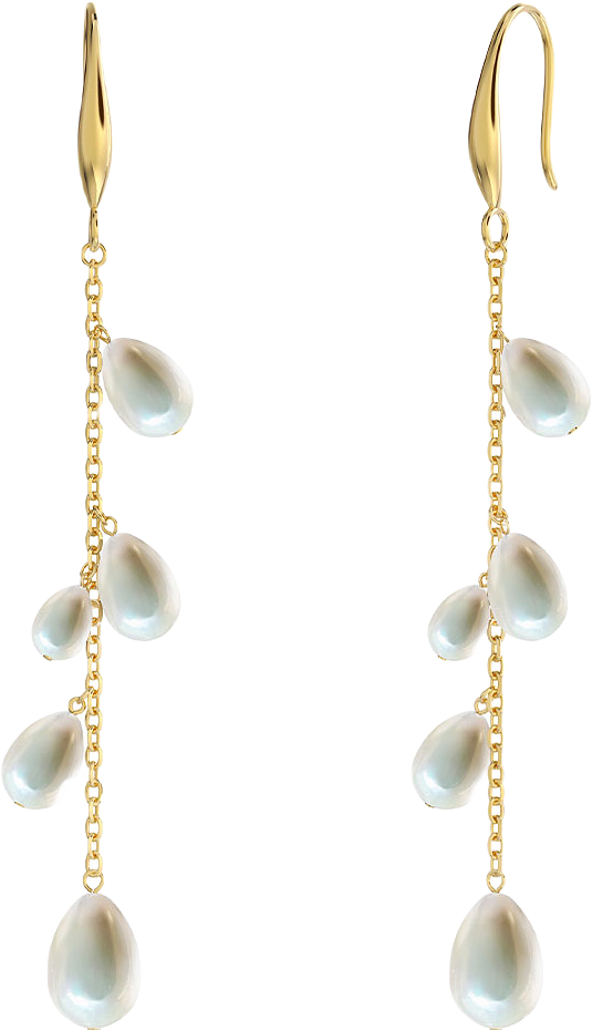 Angeleno Earrings Gold, från Edblad, i färgen Gold.