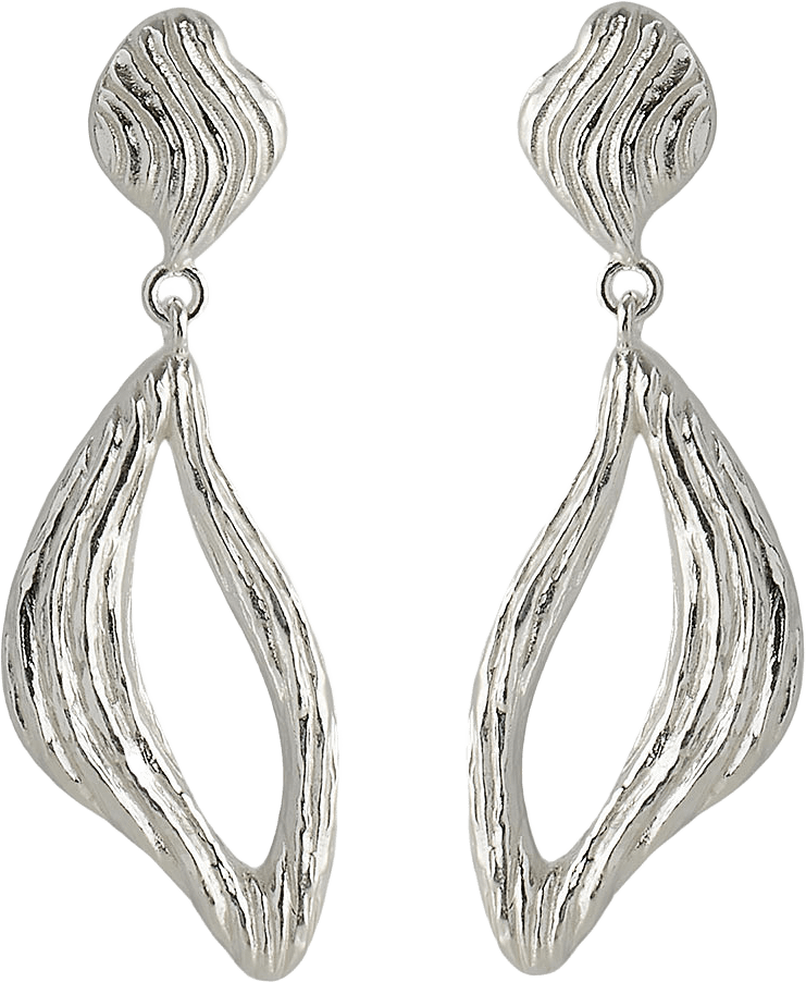 Flowing Dreams Earrings, från Pernille Corydon, i färgen Silver.