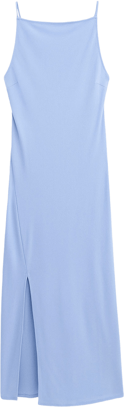 High Neck Slip Dress, från Filippa K, i färgen Mist Blue.
