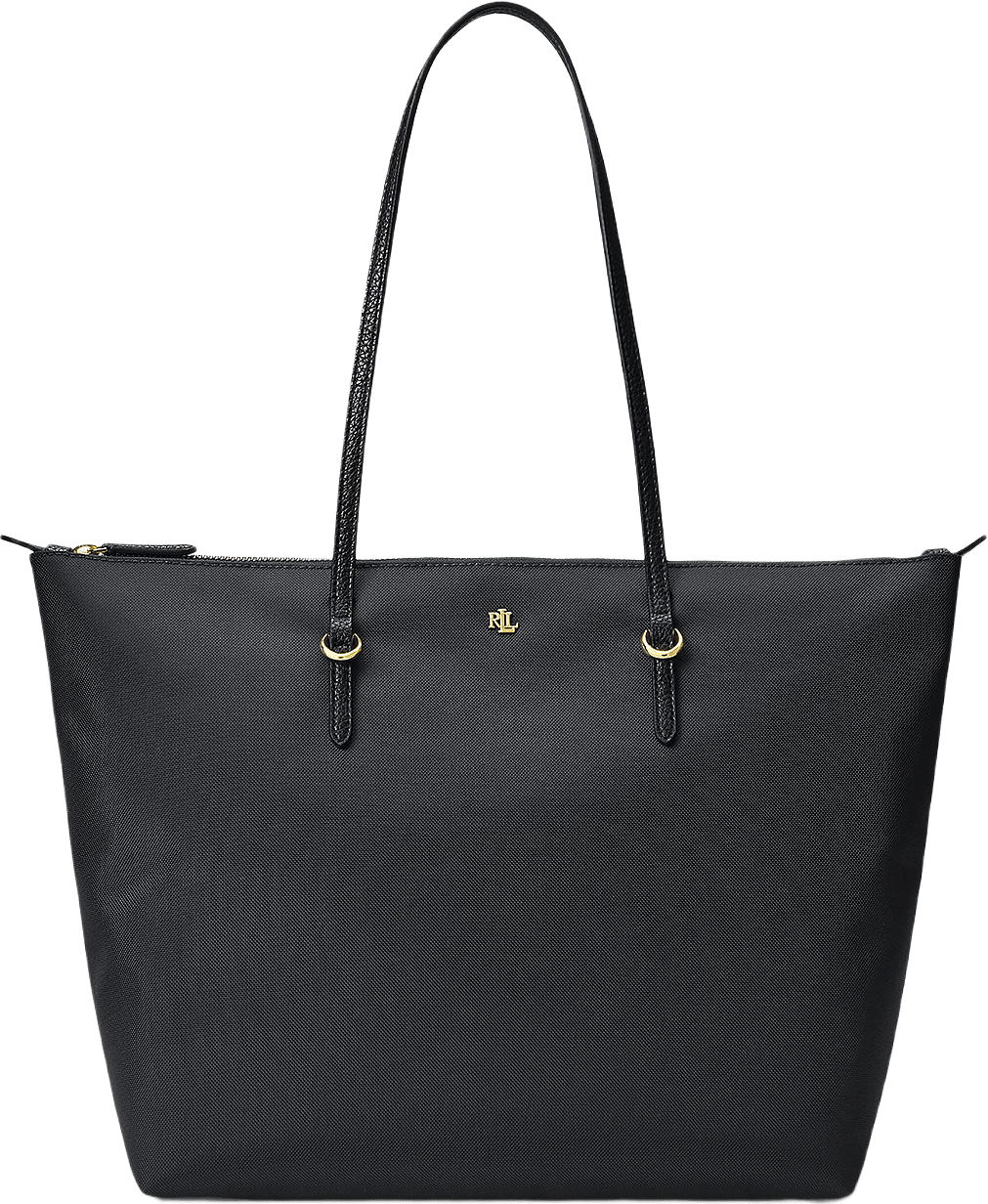 Nylon Large Keaton Tote Bag, från Lauren Ralph Lauren, i färgen Black.
