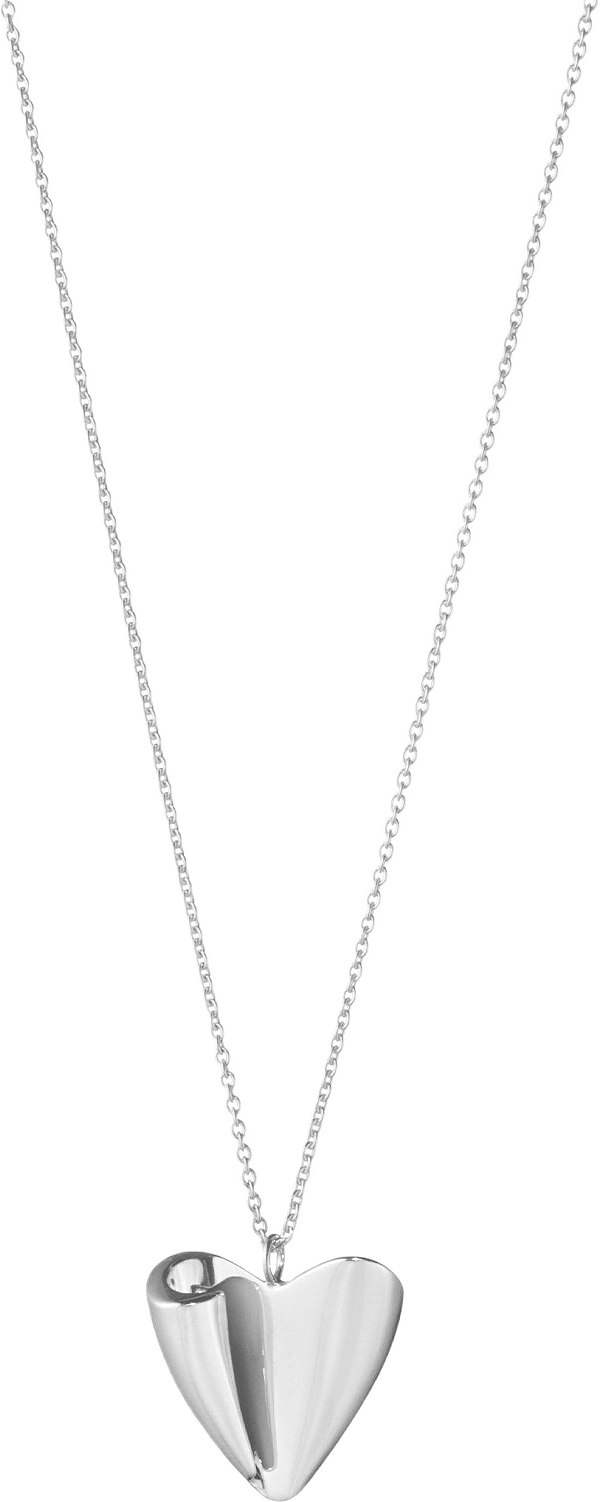 HJÄRTA PENDANT 45CM ÄRTKEDJA KAN KORTAS GENOM ATT ANV ÖGLAN H: 19 mm B: 18 mm.