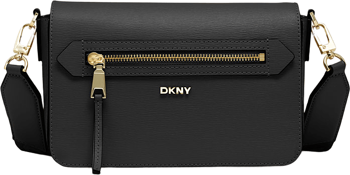 BRYANT AVE MD FLAP CBODY, från DKNY, i färgen Blk/Gold.