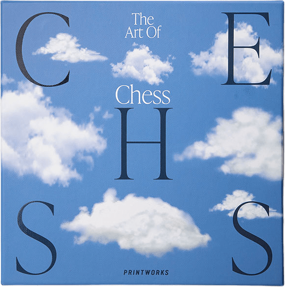 Art Of Chess, Clouds, från Printworks, i färgen Blue.