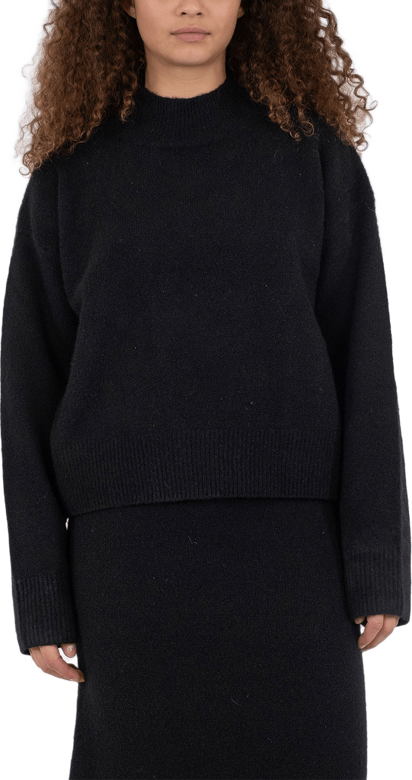 Paulina Knit Blouse, från Neo Noir, i färgen Black.