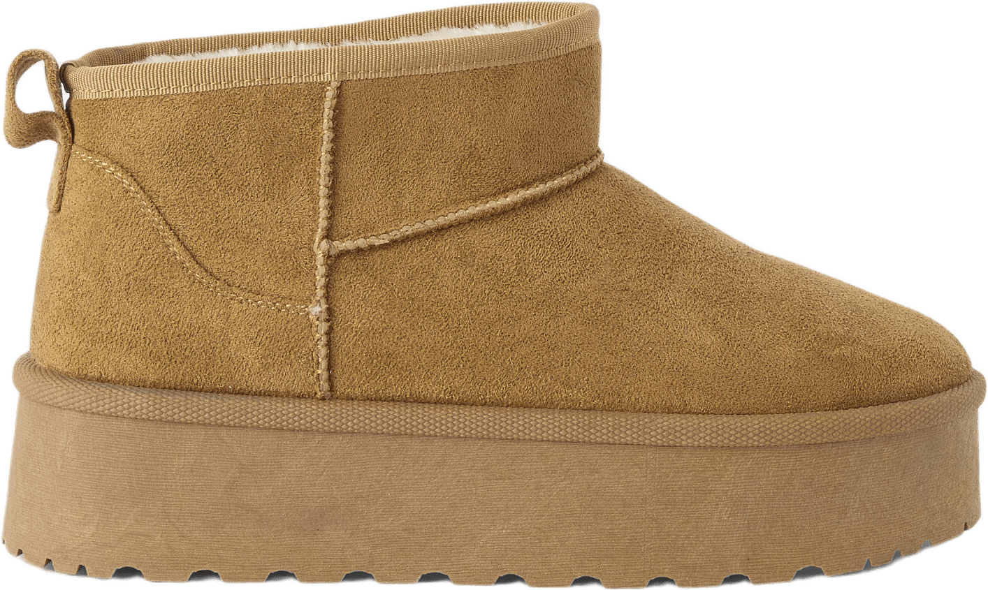 Fodrade ankelboots med hög sula, från Carin Wester, i färgen Chestnut.