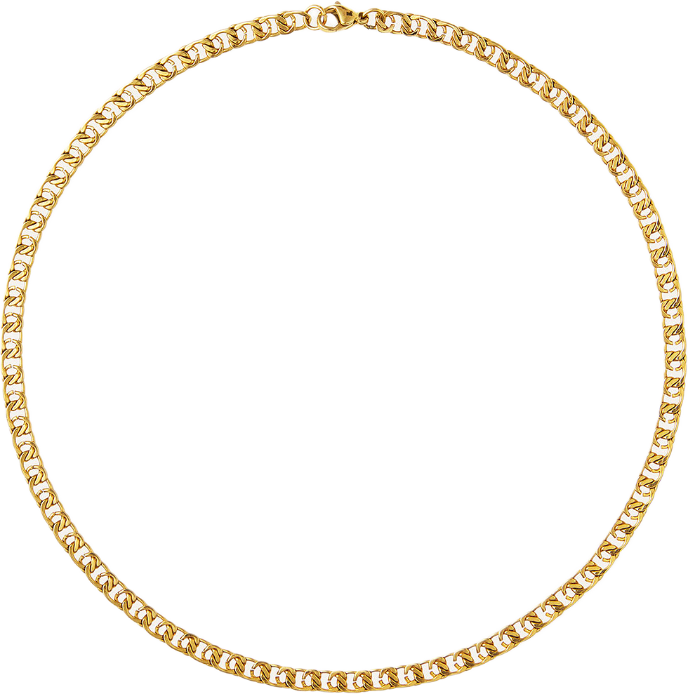 Infinity Gold Necklace, från Mockberg, i färgen Gold.