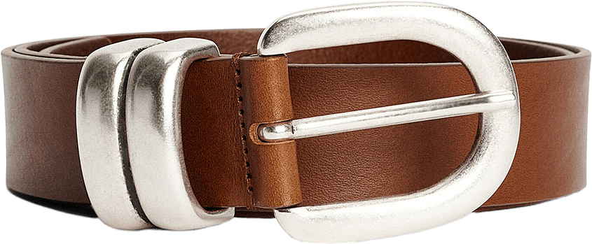 Zoira läderbälte, från By Malene Birger, i färgen Dark Brown.