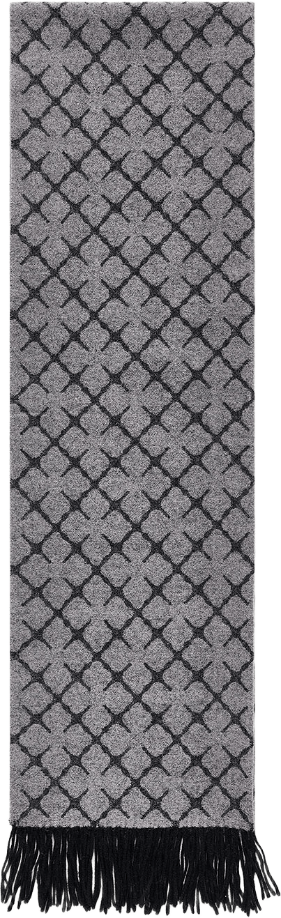 Ortega kashmirblandningshalsduk, från By Malene Birger, i färgen Light Grey Melange.