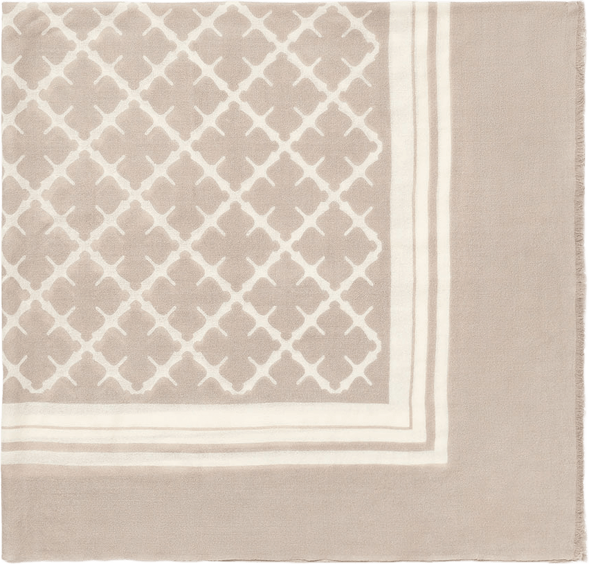 Cornelis ullscarf, från By Malene Birger, i färgen Feather.