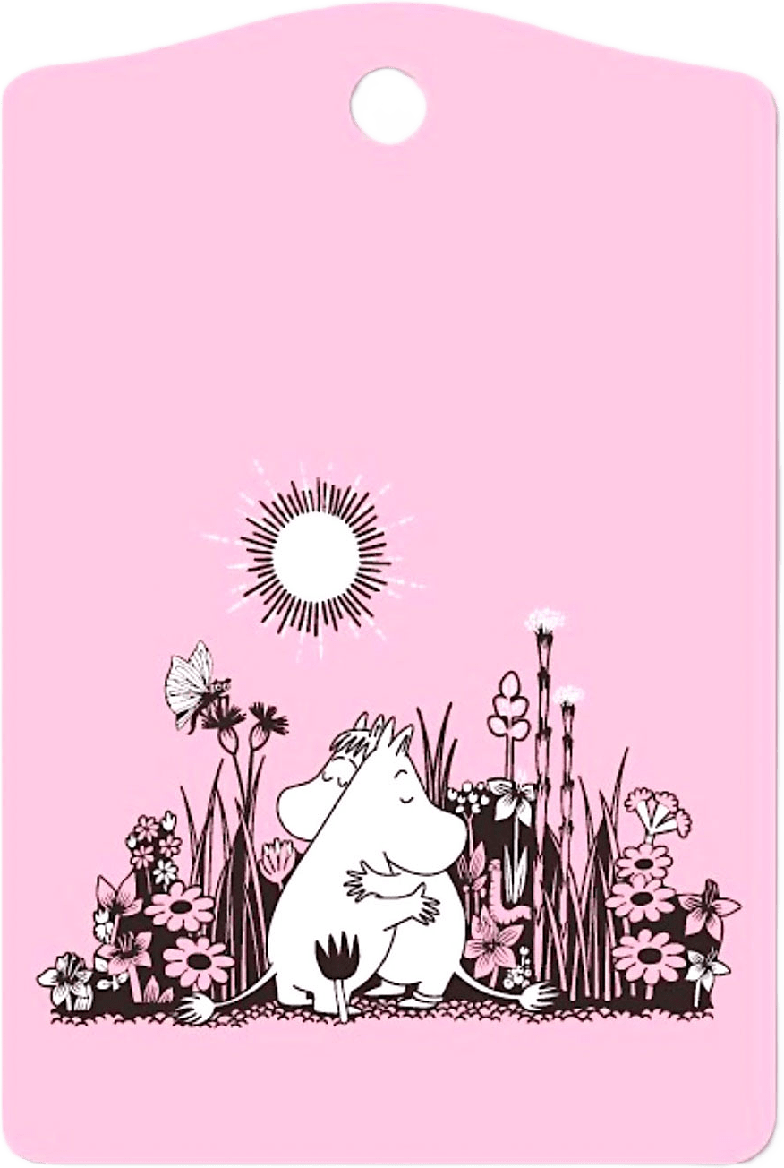 Moomin Hug Serveringsbärda, från Opto Design, i färgen Rosa.
